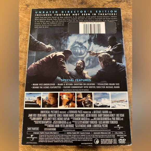 Miami Vice, The Movie, Unrated Director’s Edition, DVD - Picture 2 of 8